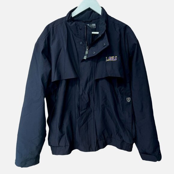 LSU Tigers Nike Storm Fit Embroidered Full Zip Black Jacket Women's size L - Picture 1 of 8